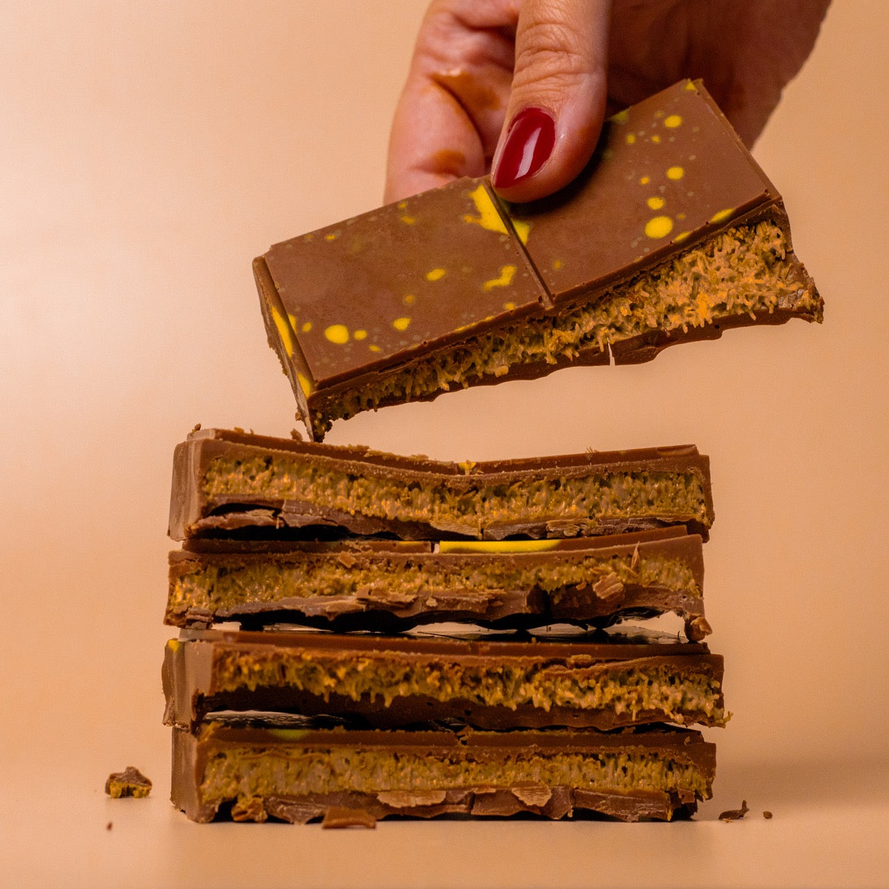 Hazelnut Kataifi Dubai Chocolate Bar, Daily Fresh Shipment from UK